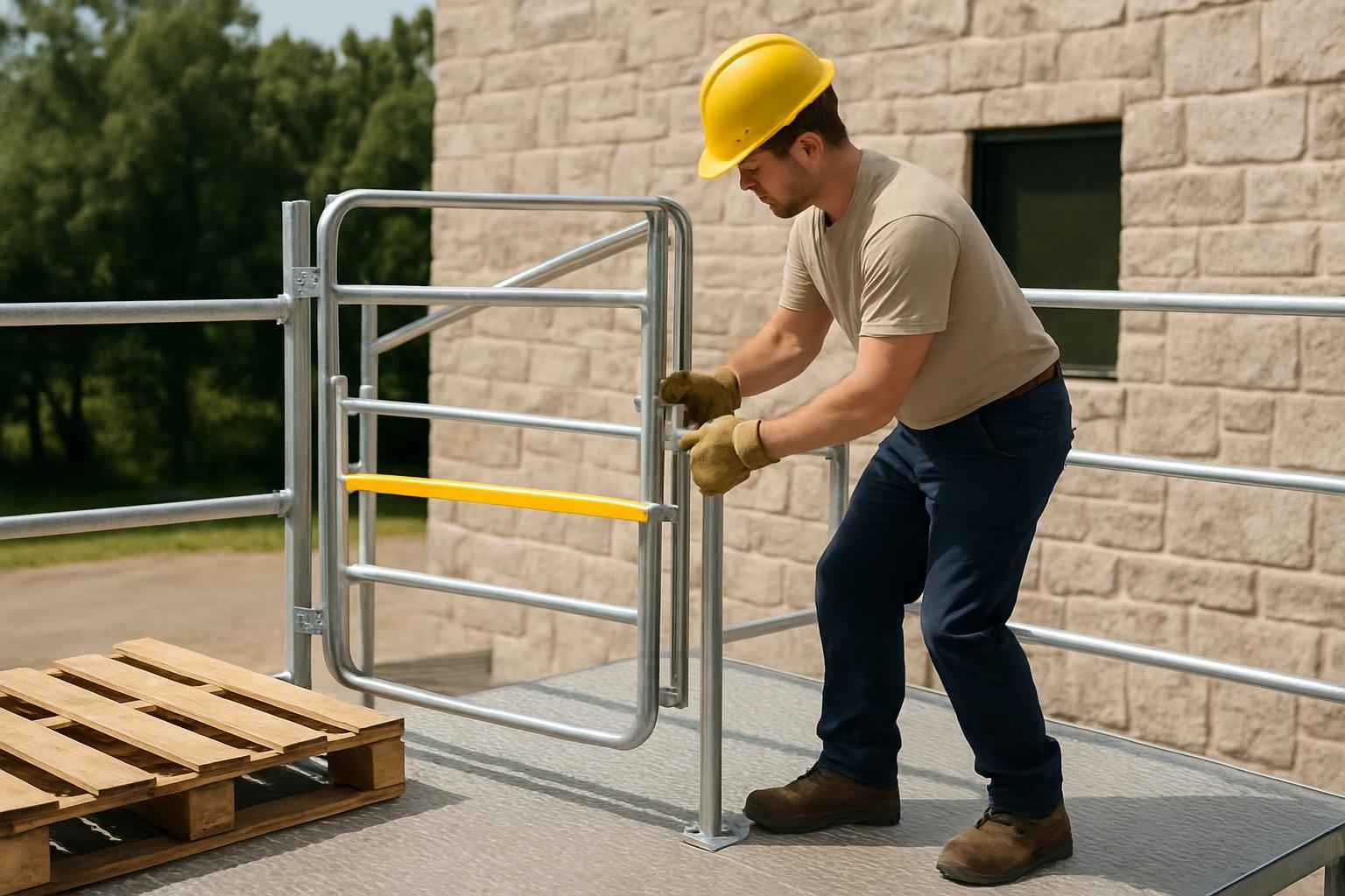 Pallet Gate Installation Service in Granite Shoals TX