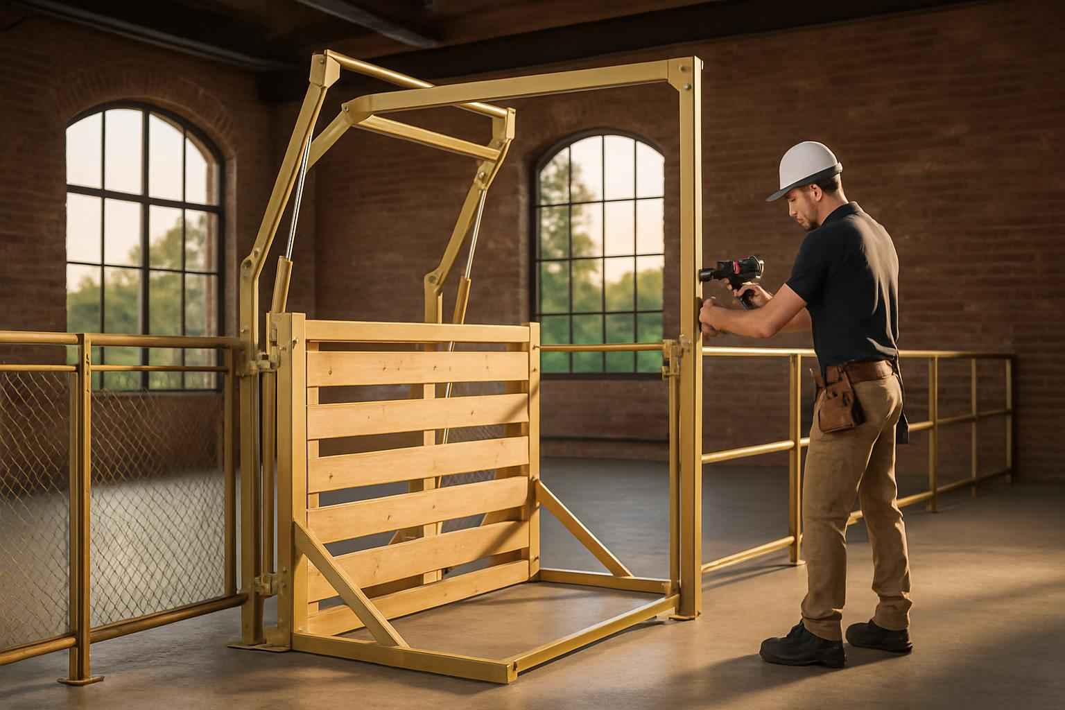 Pallet Gate Installation Service in Hunt TX