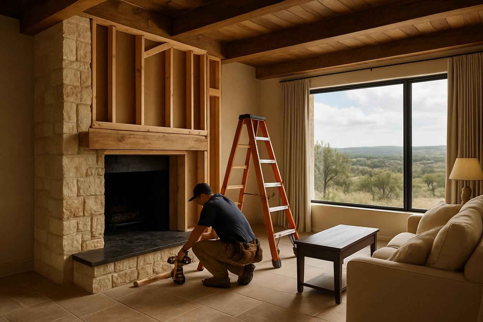 Partial Reframe Service in Round Mountain TX