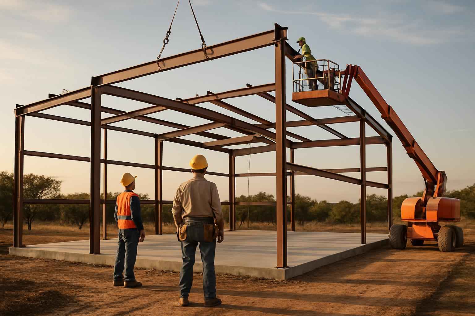 PEMB Erection Crew in Kingsland TX