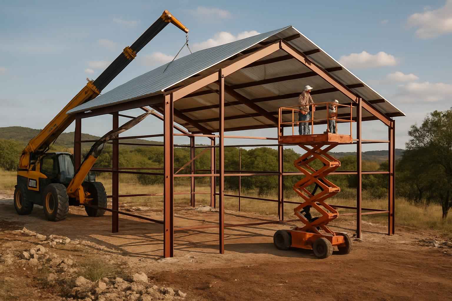 PEMB Erection Crew in Mountain Home TX