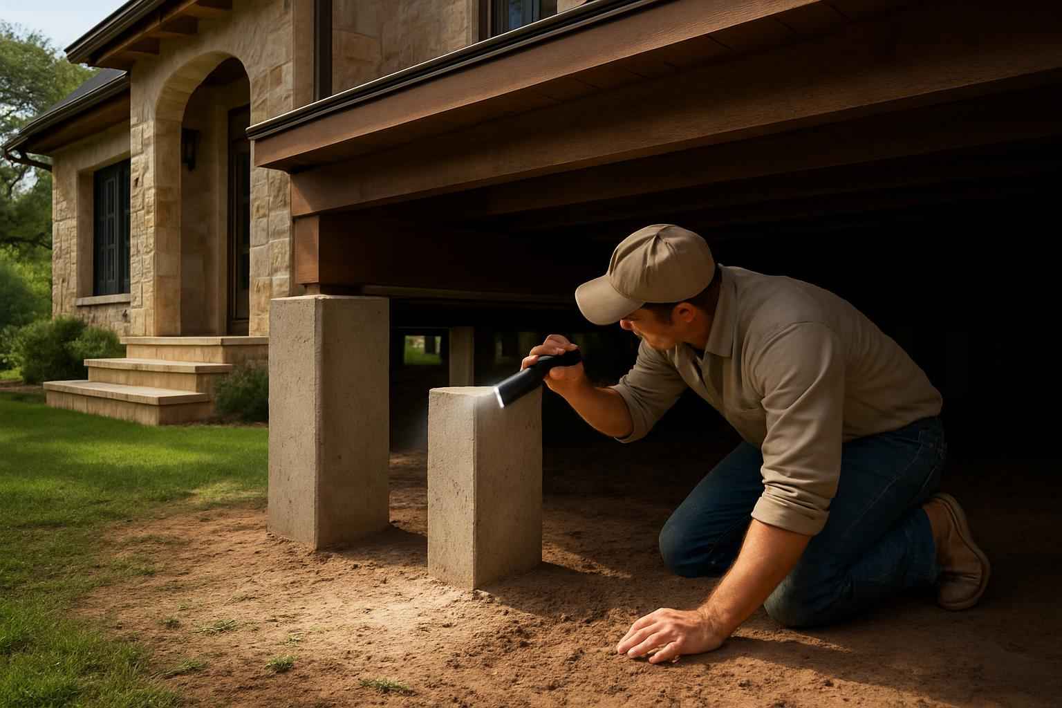 Pier Beam Foundation Service in Hunt TX
