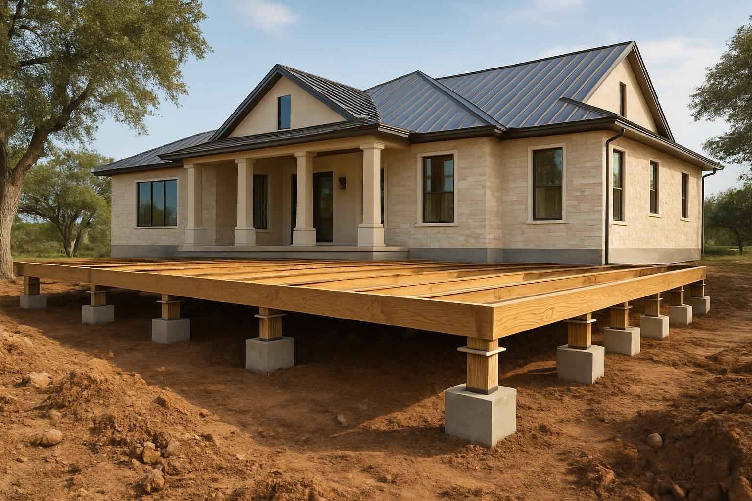 Pier Beam Foundation Service in Round Mountain TX