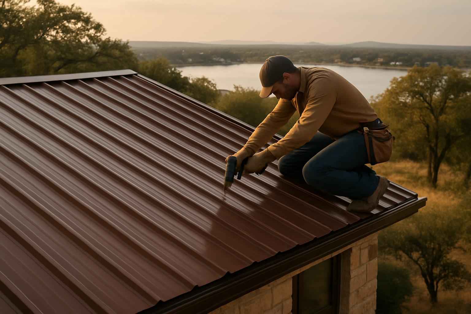 R Panel Roof Installer in Granite Shoals TX
