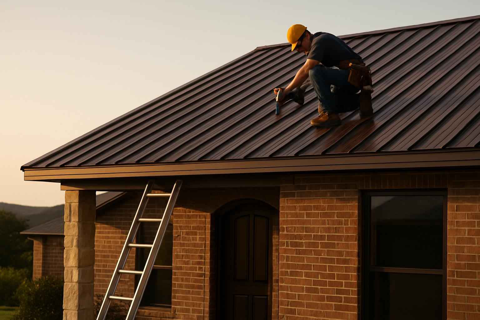 R Panel Roof Installer in Llano TX