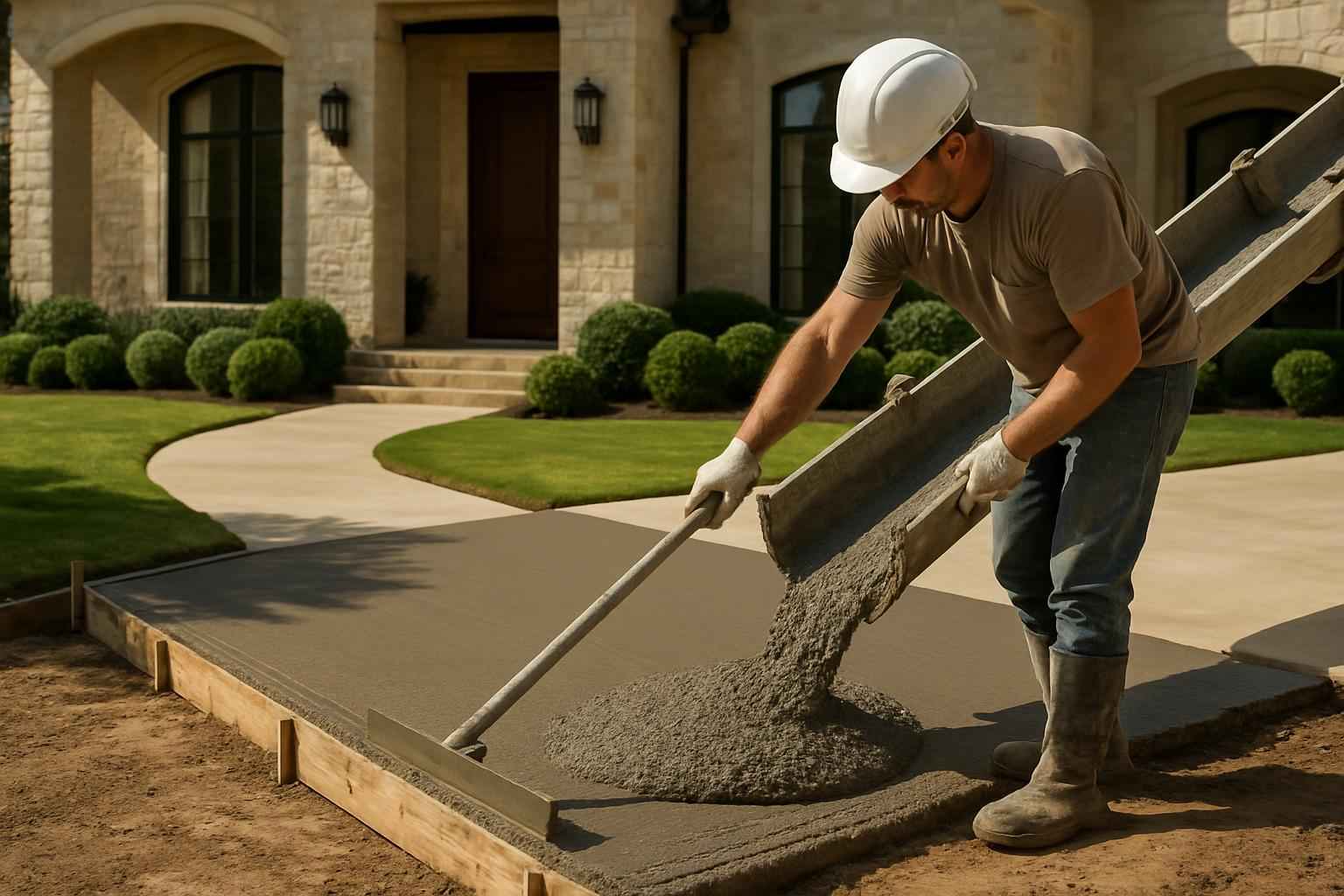 Ramp Pour Service in Cypress Mill TX