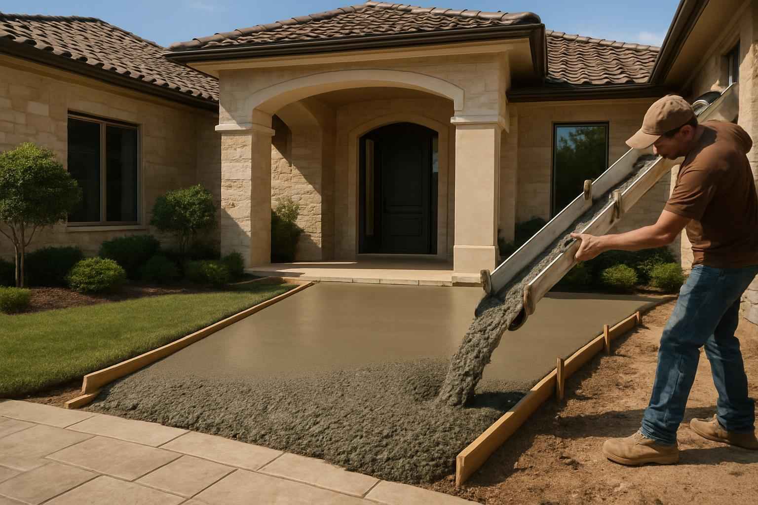 Ramp Pour Service in Llano TX