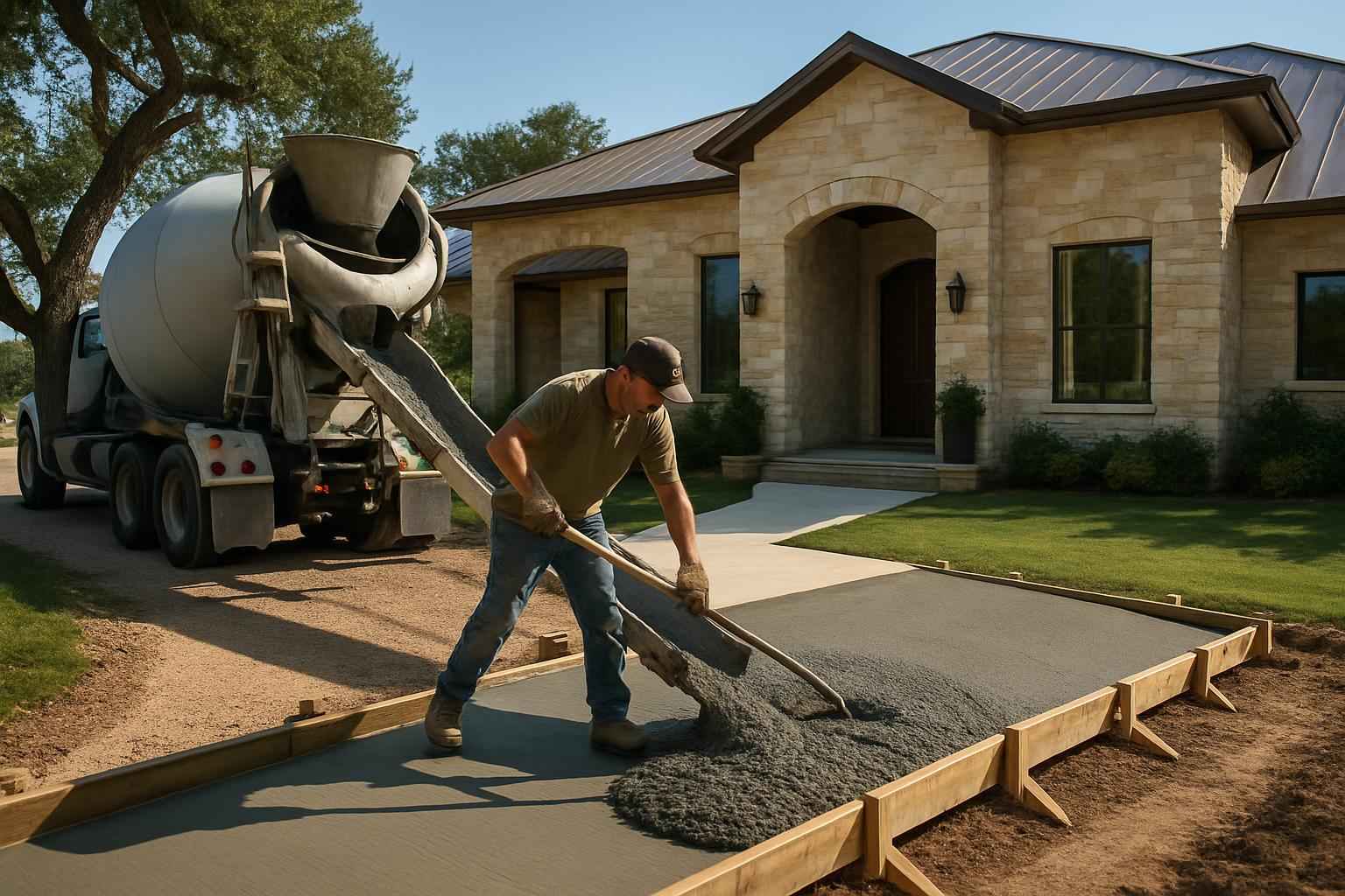 Ramp Pour Service in Mountain Home TX