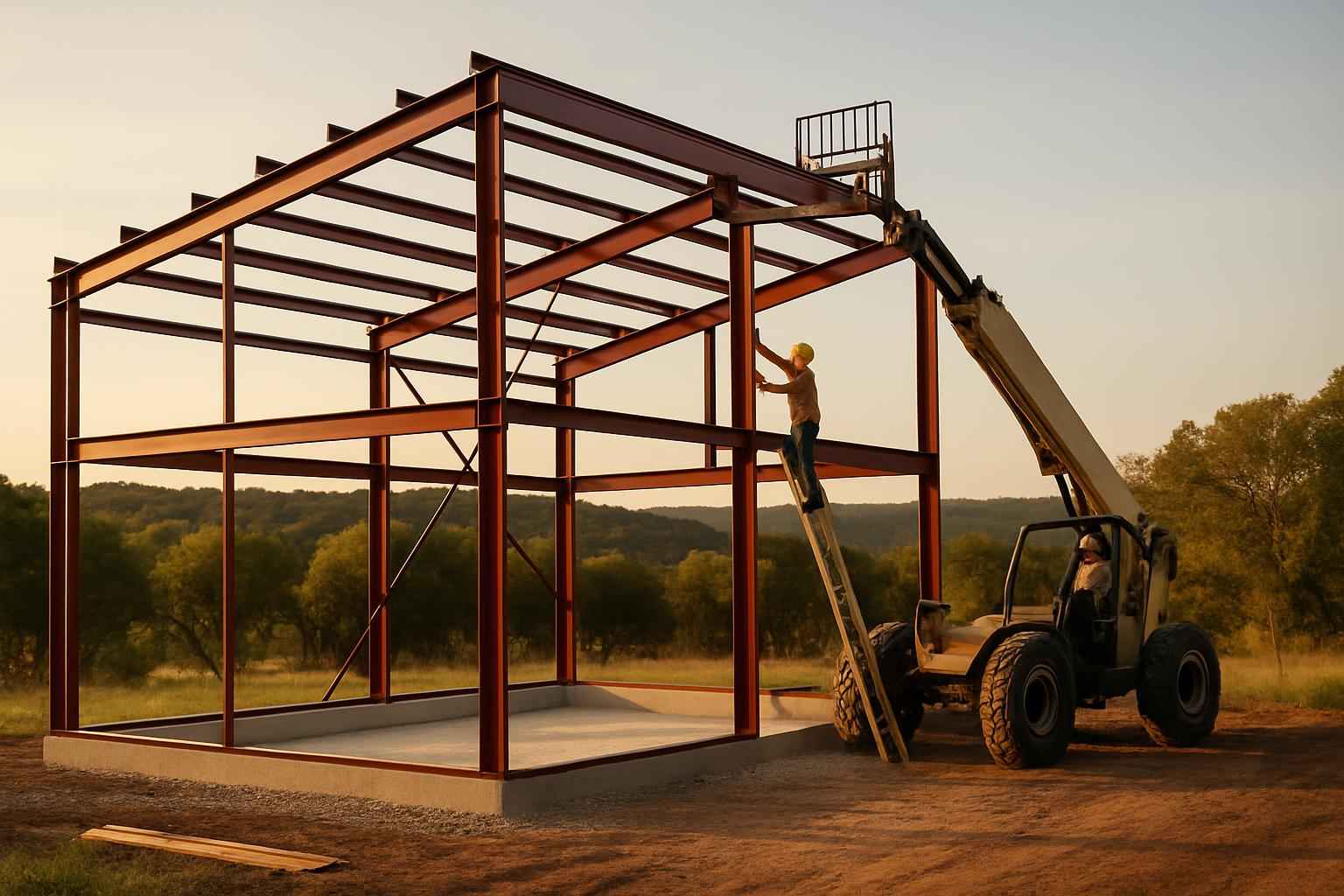 Red Iron Steel Erection in Hunt TX