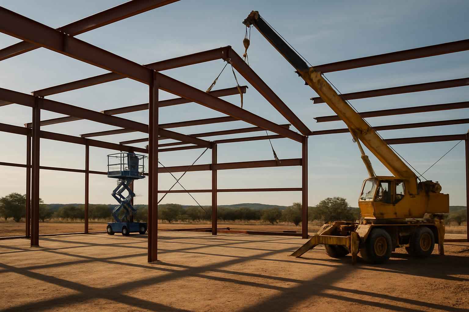 Red Iron Steel Erection in Llano TX
