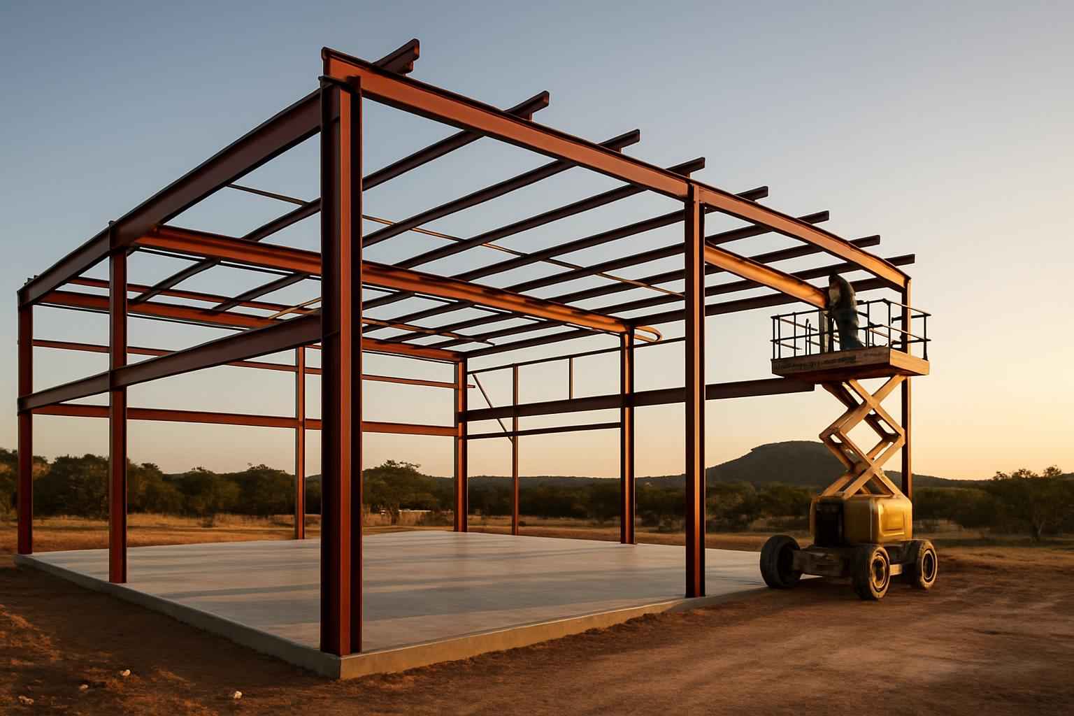 Red Iron Steel Erection in Round Mountain TX