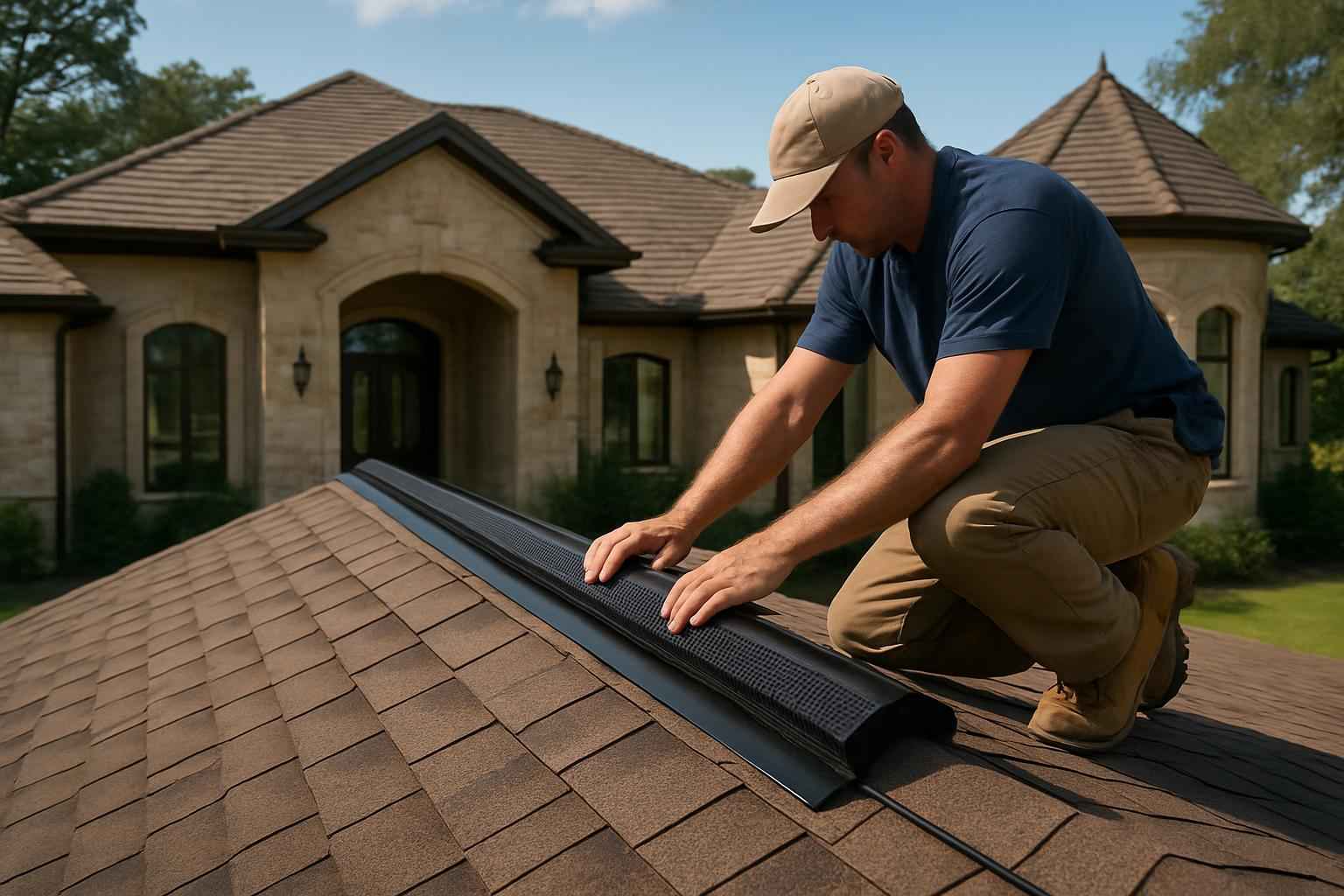 Ridge Vent Installation Service in Kendalia TX