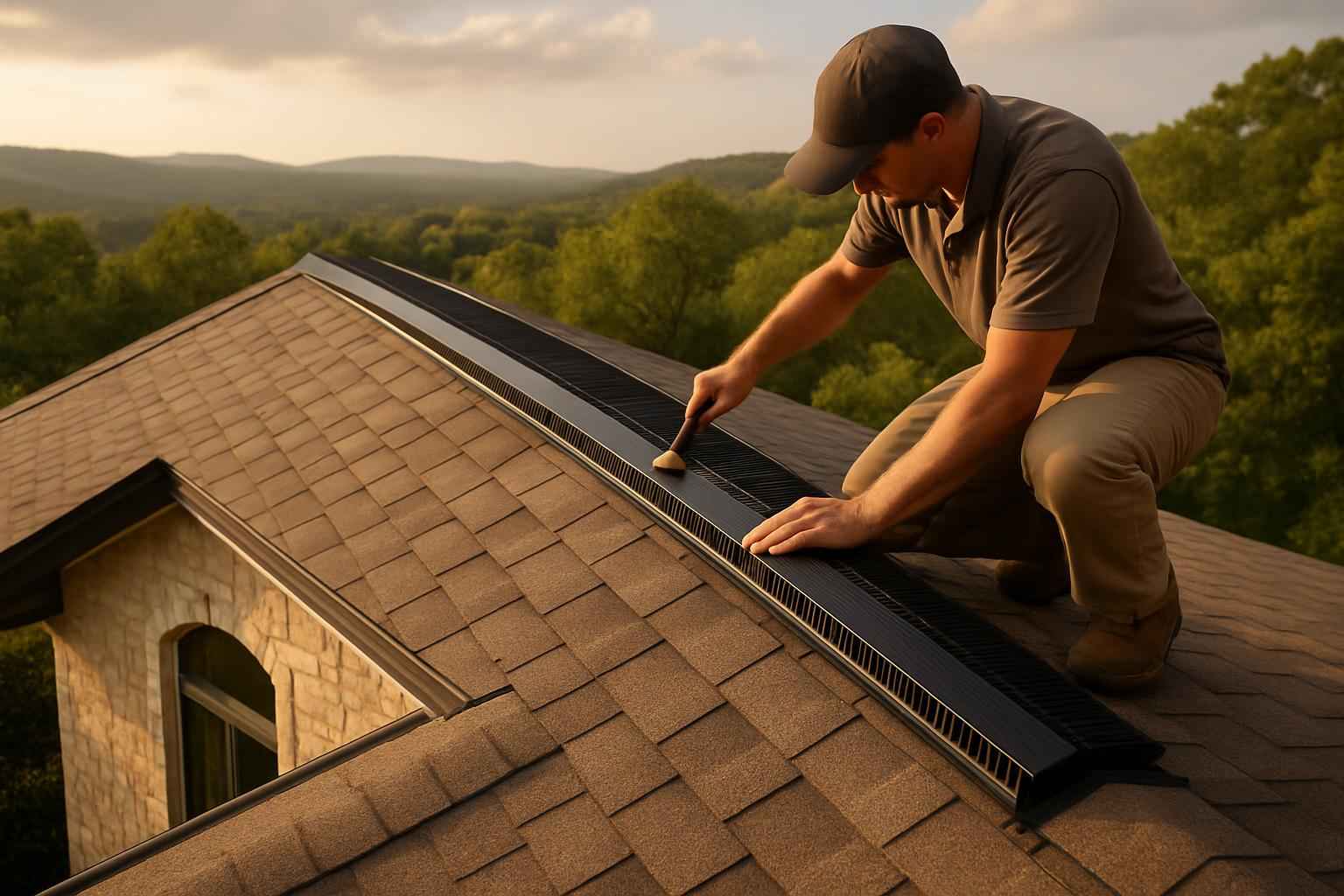 Ridge Vent Installation Service in Round Mountain TX