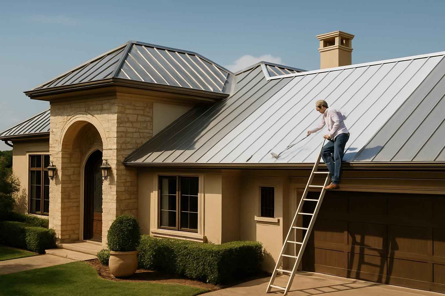 Roof Recoat Service in Hunt TX