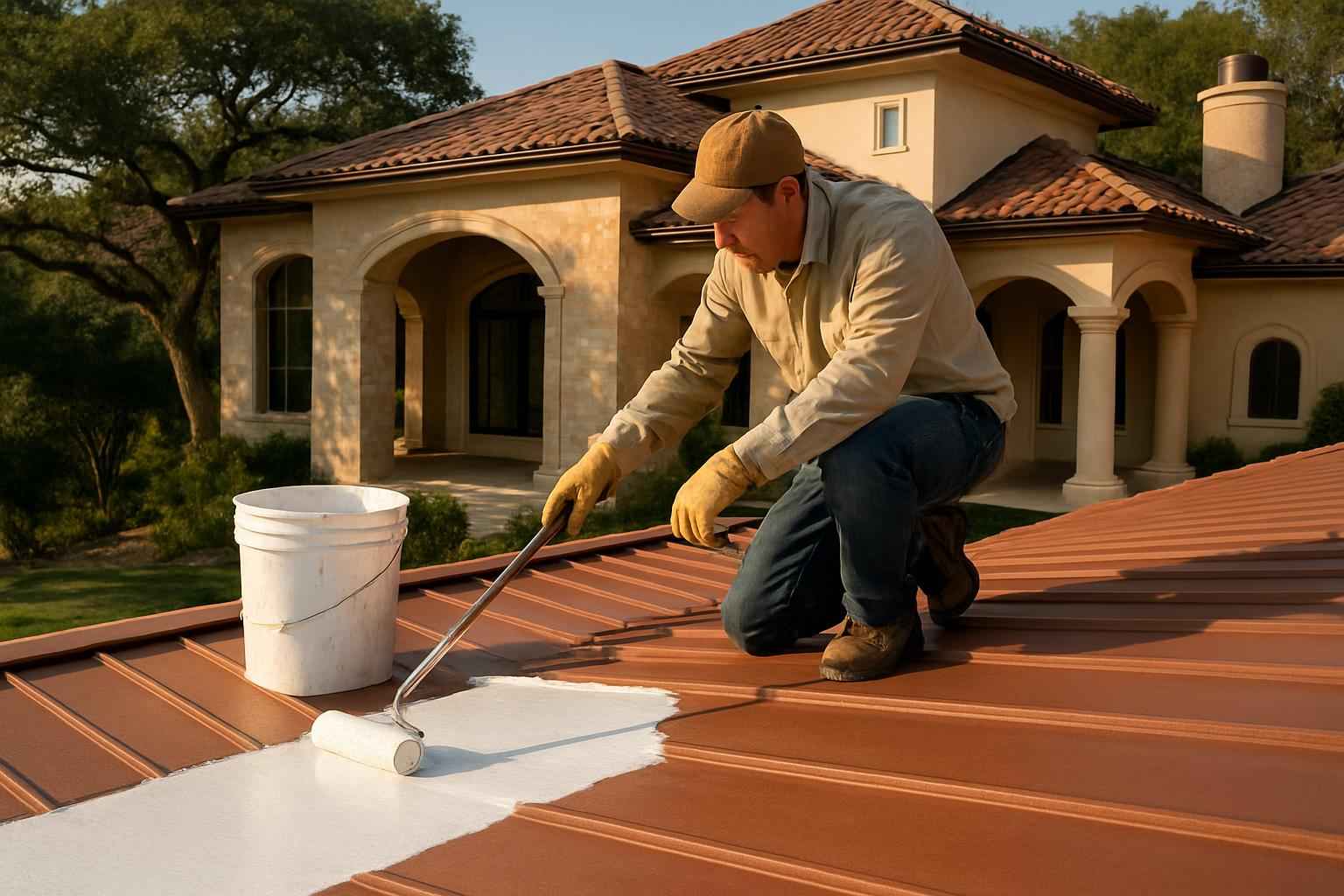 Roof Recoat Service in Kendalia TX