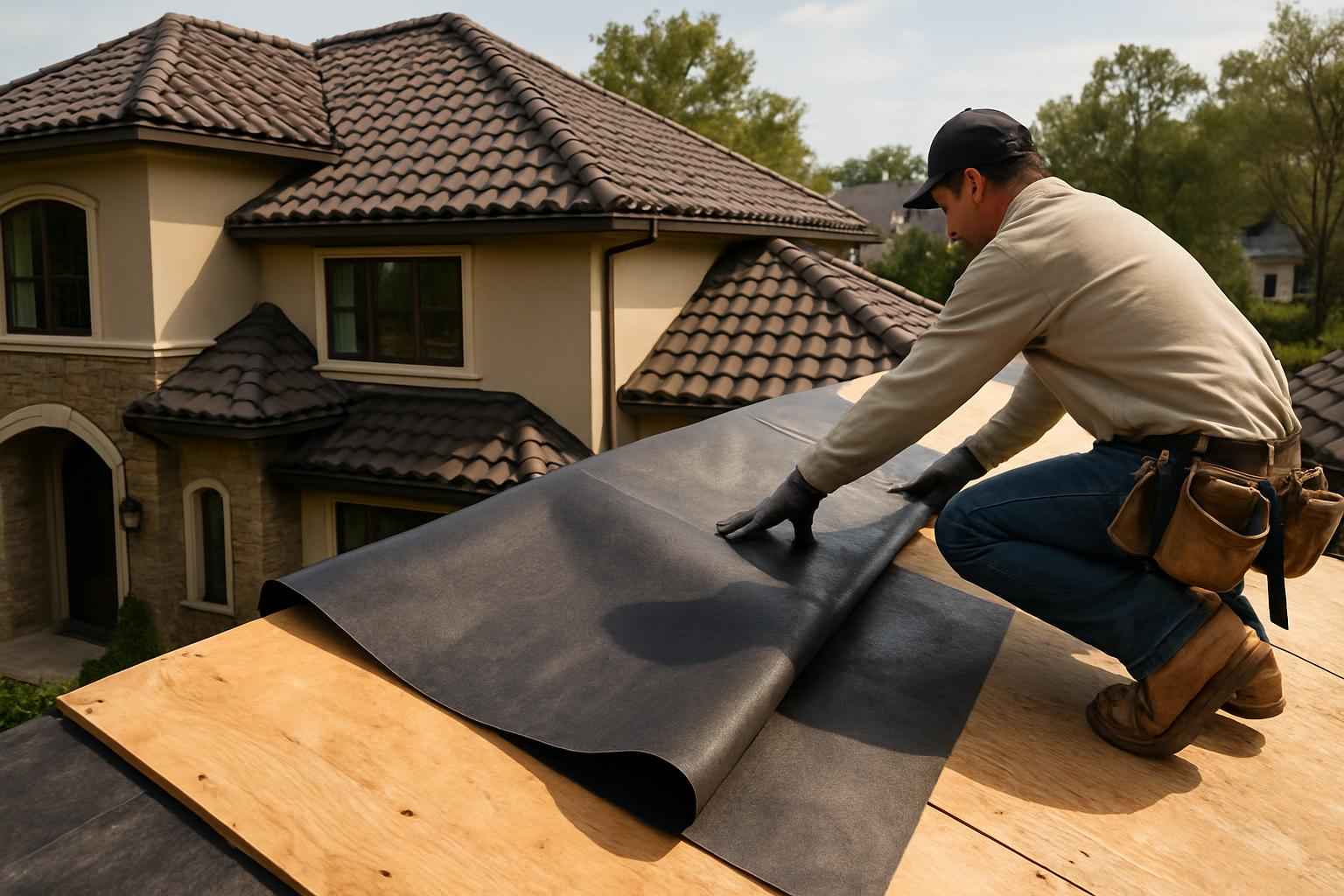 Roof Underlayment Service in Cypress Mill TX