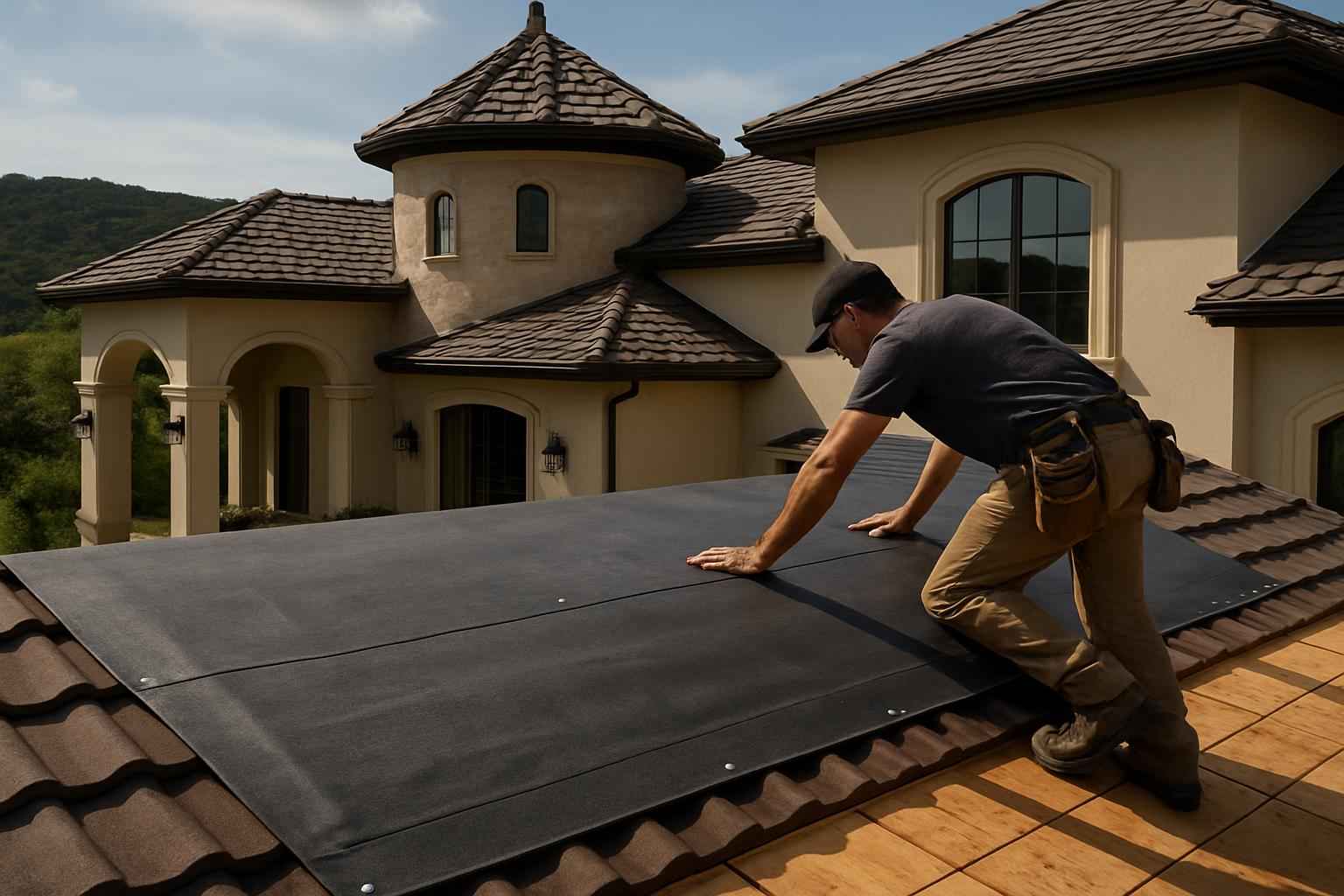 Roof Underlayment Service in Round Mountain TX