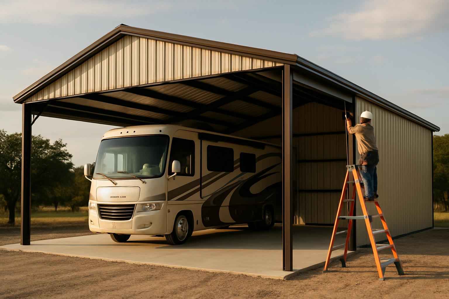 RV Bay Construction Service in Llano TX