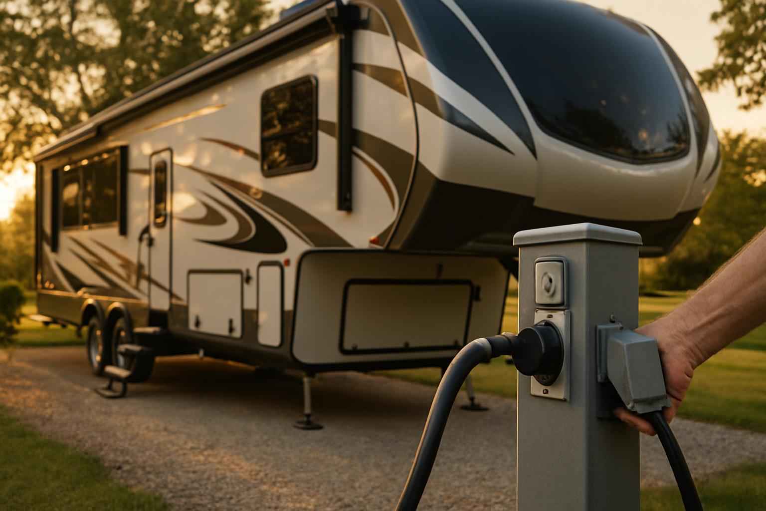 RV Electrical Hookup Service in Llano TX