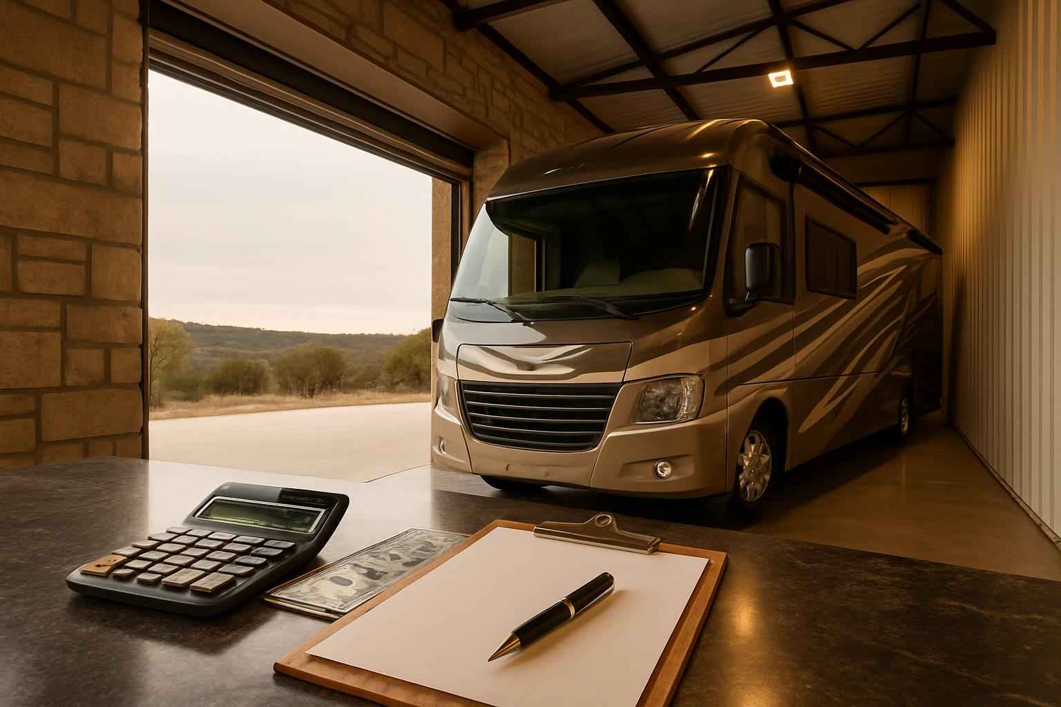 RV Storage Cost Estimate in Mountain Home TX