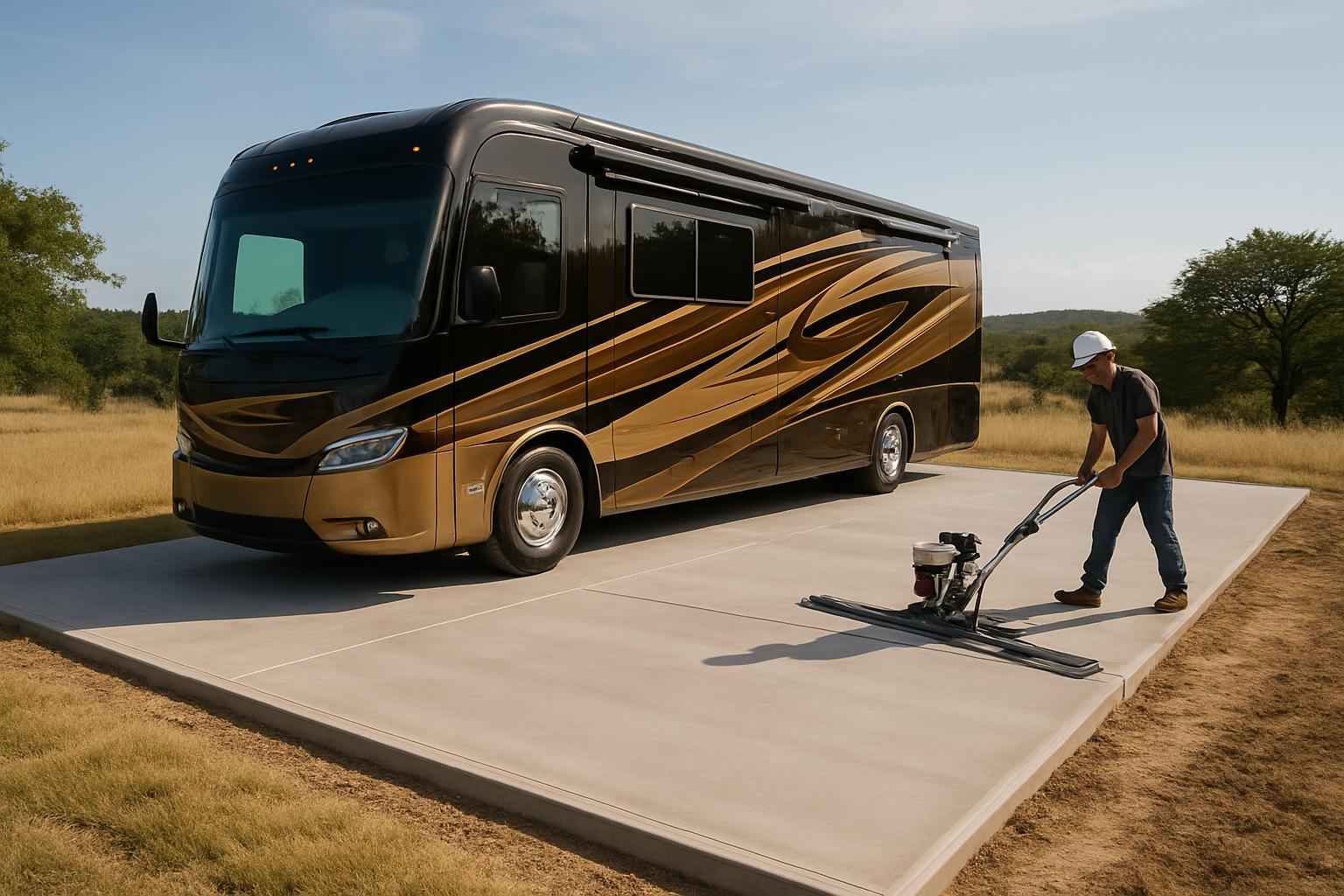 RV Storage Slab Contractor in Mountain Home TX