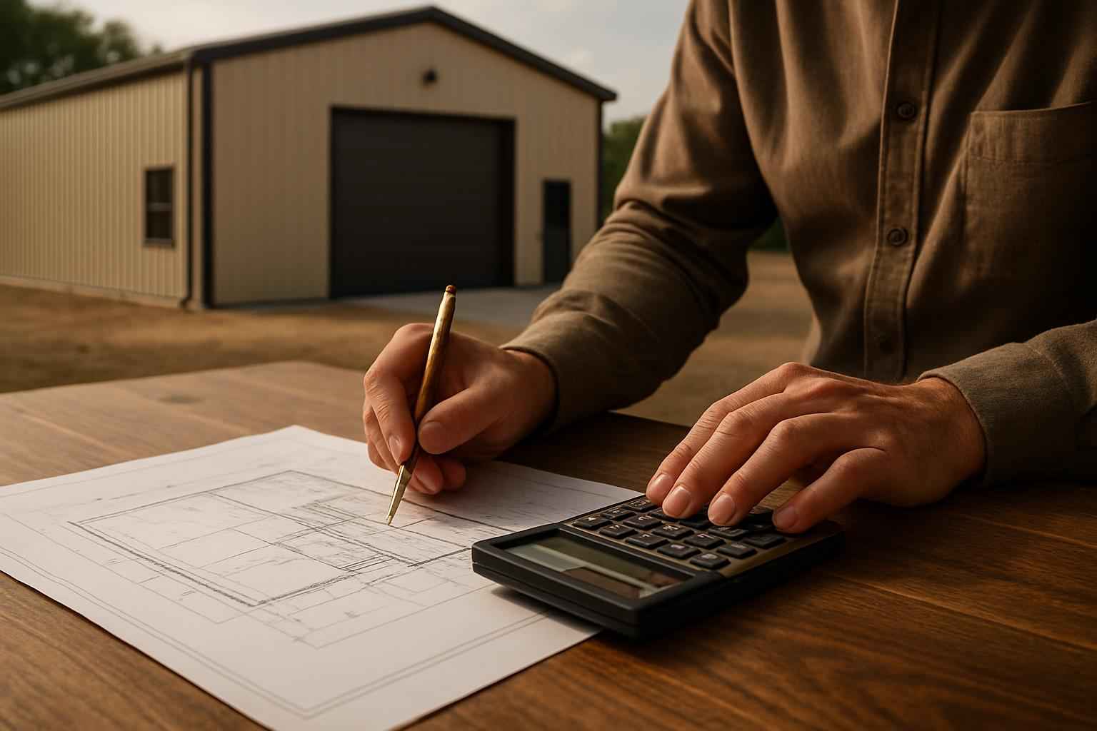 Shop Build Cost Estimate in Kingsland TX