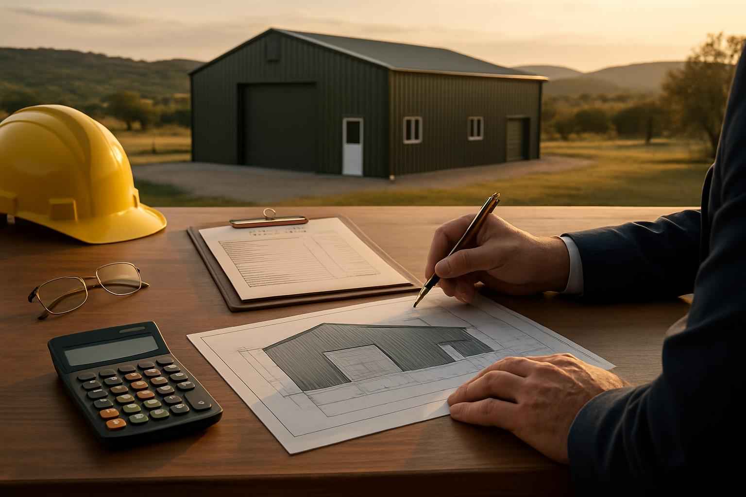 Shop Build Cost Estimate in Mountain Home TX