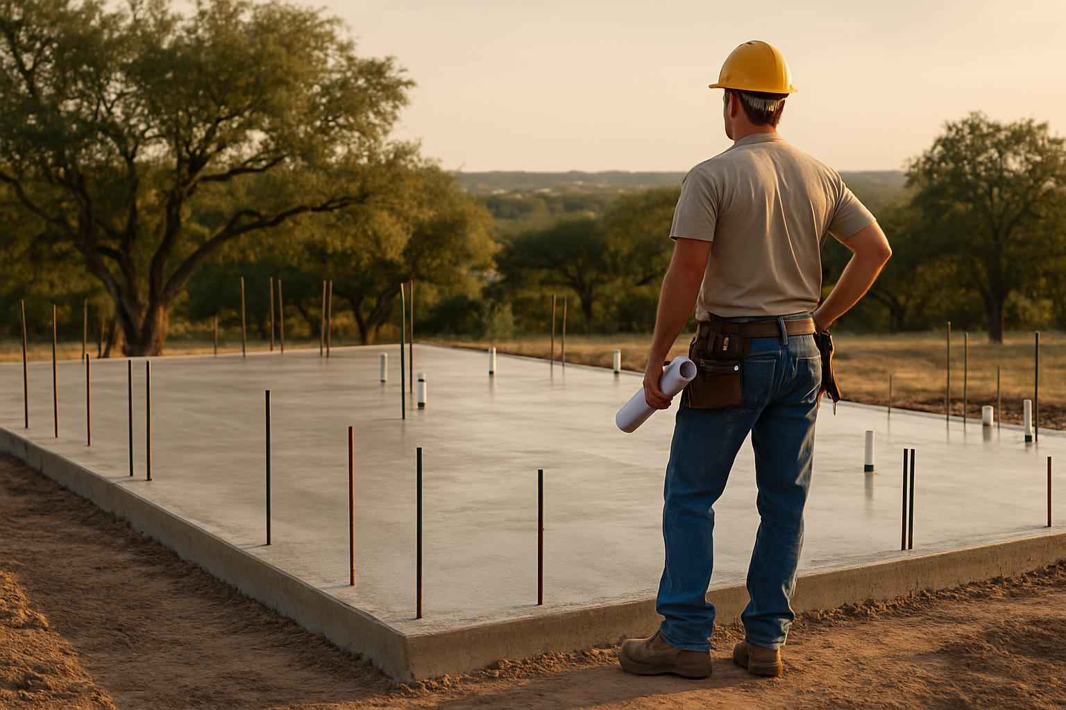 Shop Slab Contractor in Kingsland TX