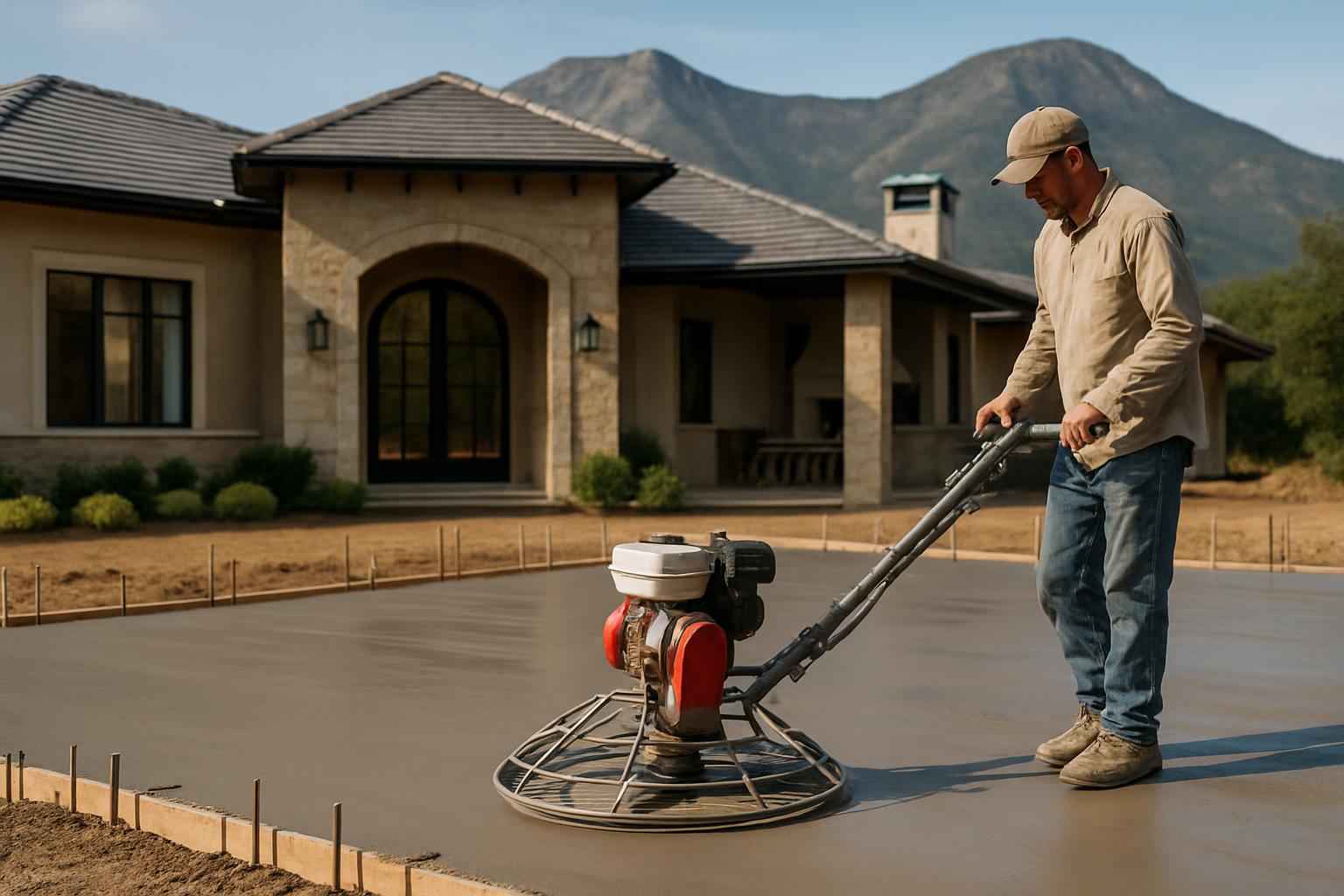 Shop Slab Contractor in Round Mountain TX