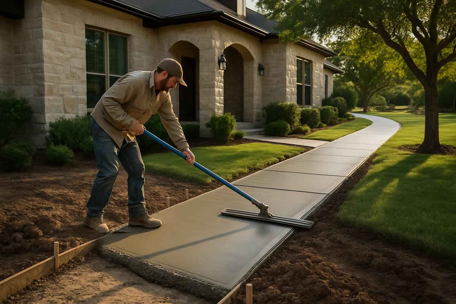 Sidewalk Flatwork Contractor in Granite Shoals TX