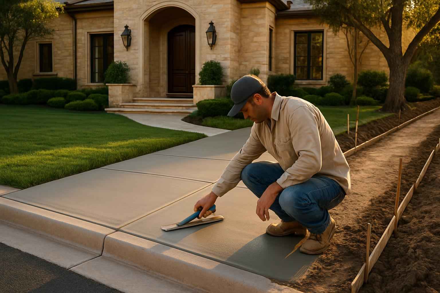 Sidewalk Flatwork Contractor in Hunt TX
