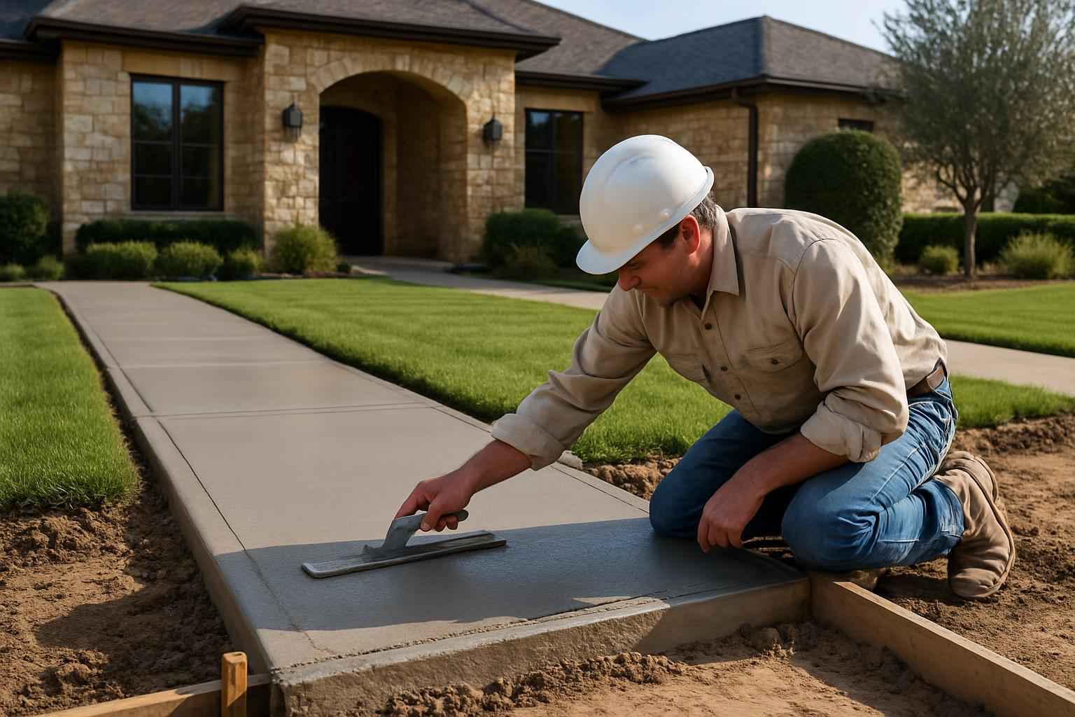 Sidewalk Flatwork Contractor in Llano TX