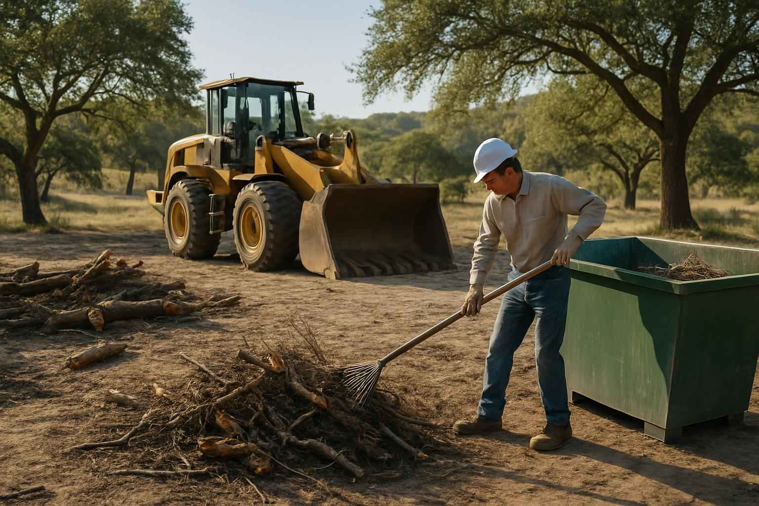 Site Cleanup Service in Round Mountain TX