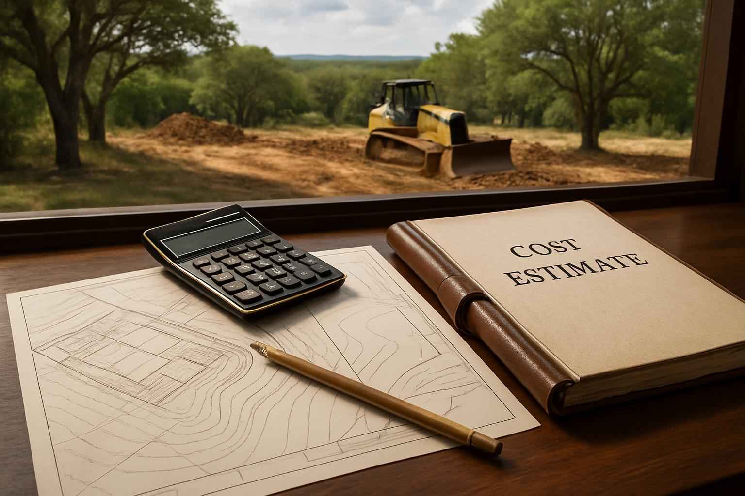 Site Prep Cost Estimate in Hunt TX