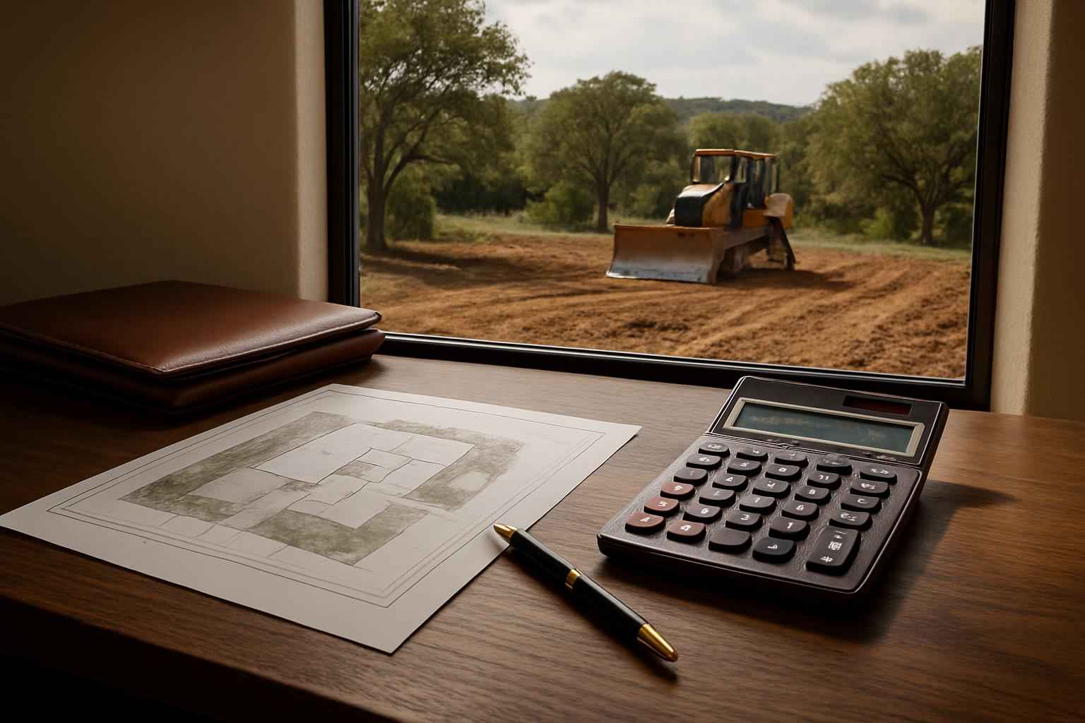 Site Prep Cost Estimate in Kendalia TX