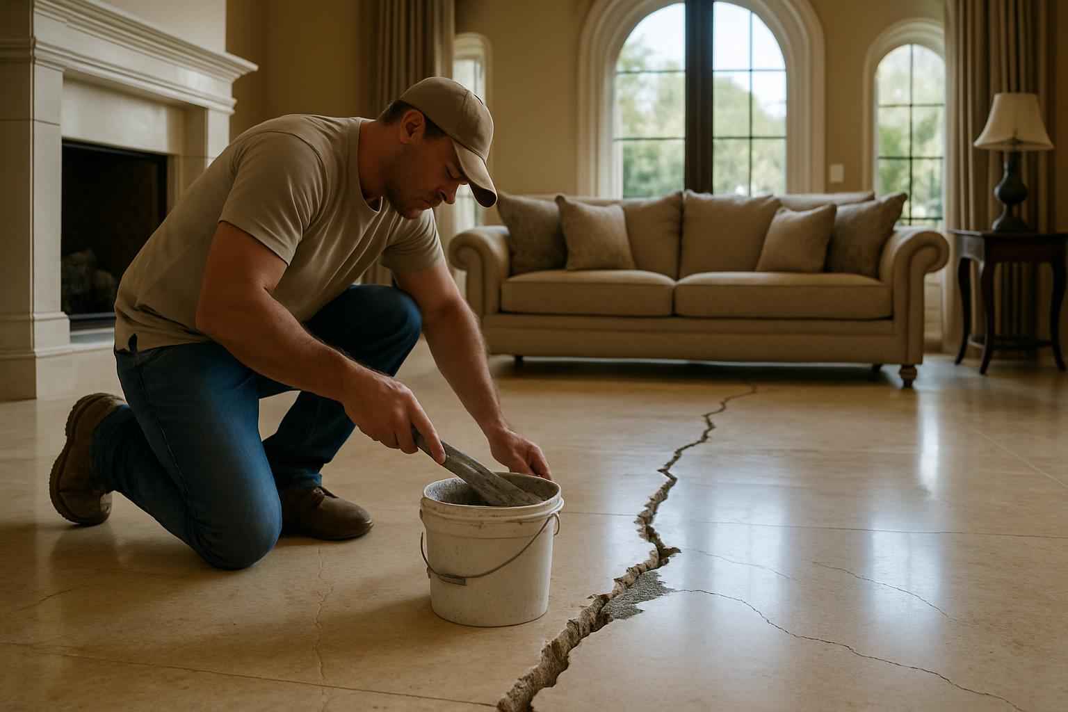 Slab Crack Repair Service in Cypress Mill TX