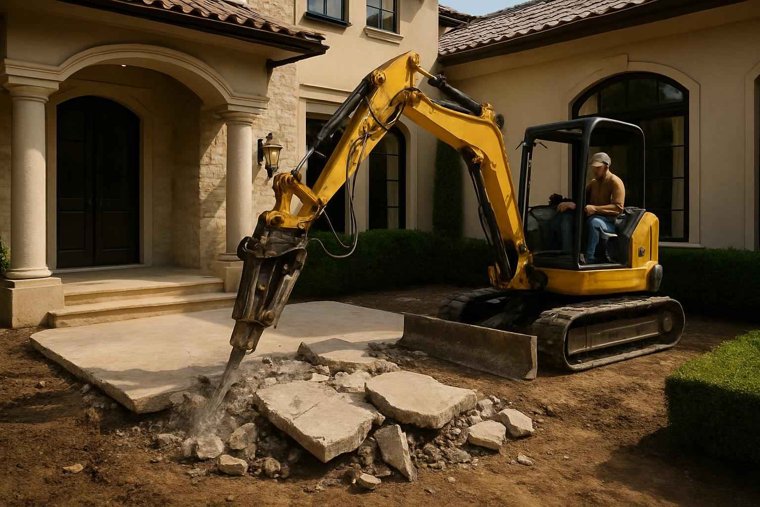 Slab Removal Service in Boerne TX