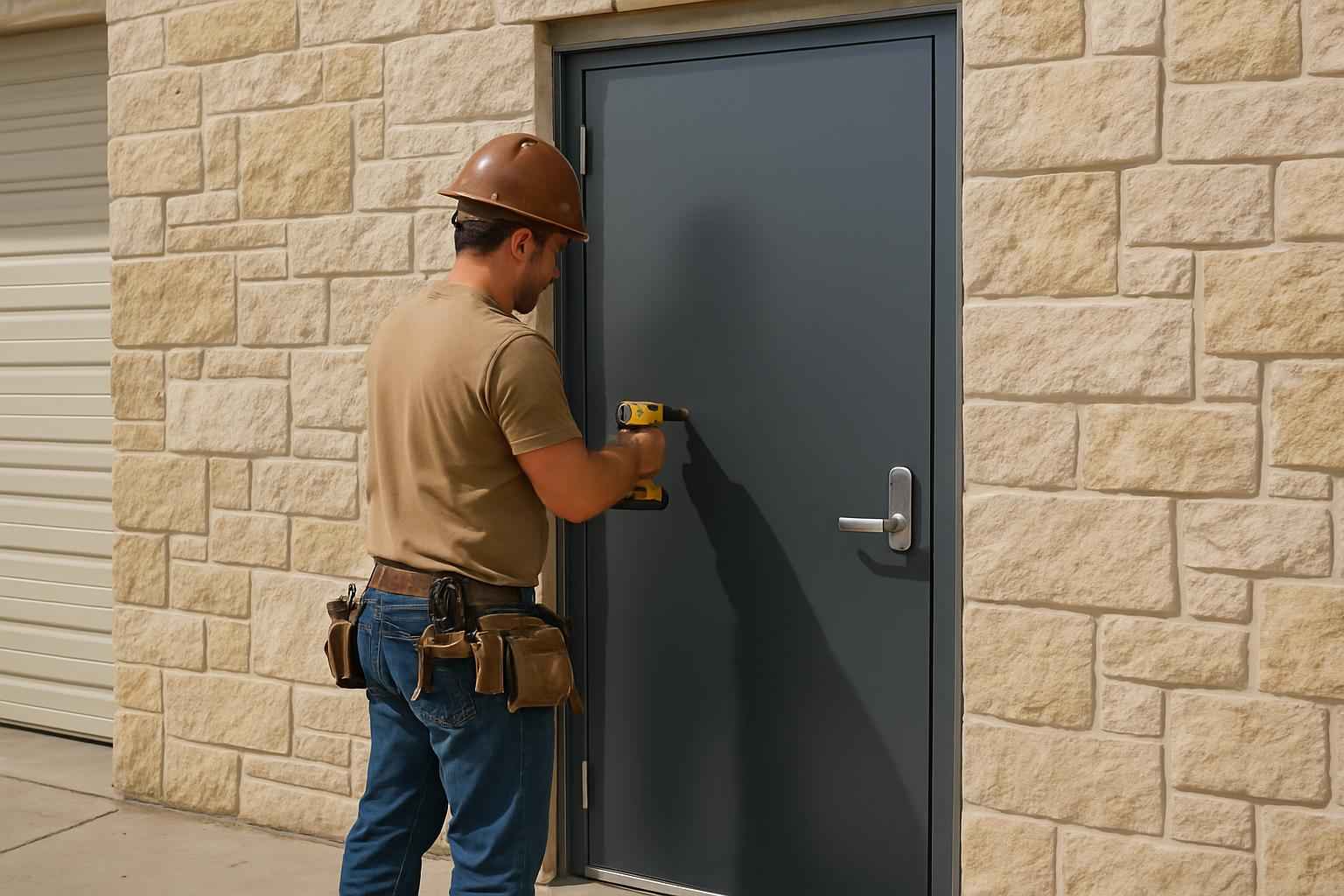 Steel Walk Door Installer in Boerne TX