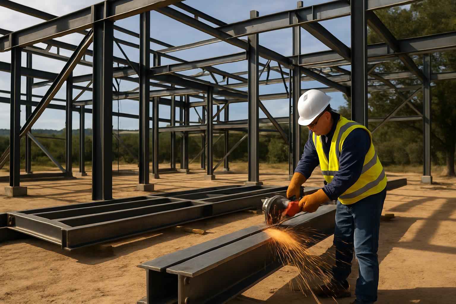 Structural Steel Fabrication Service in Round Mountain TX