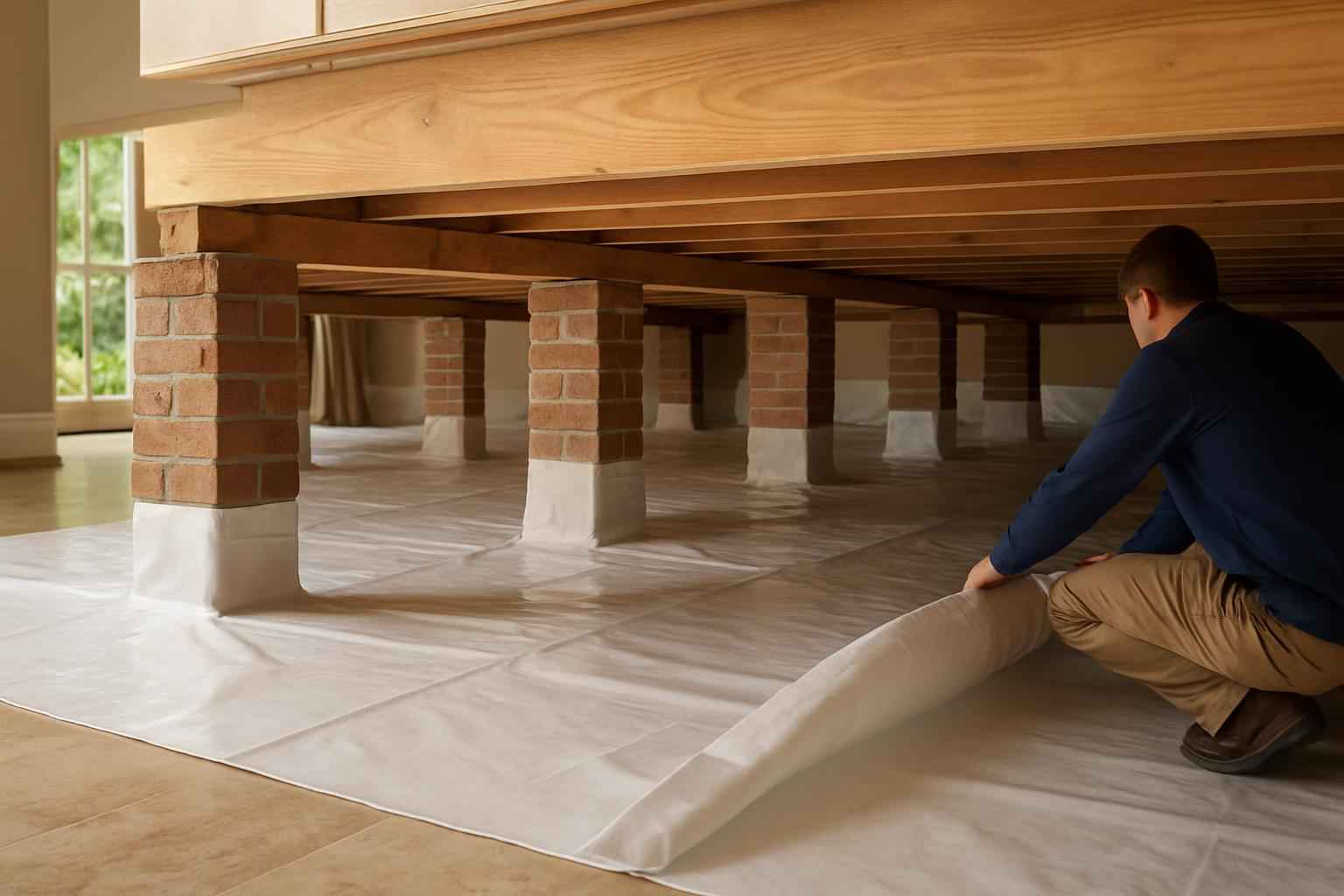 Vapor Barrier Installation in Cypress Mill TX