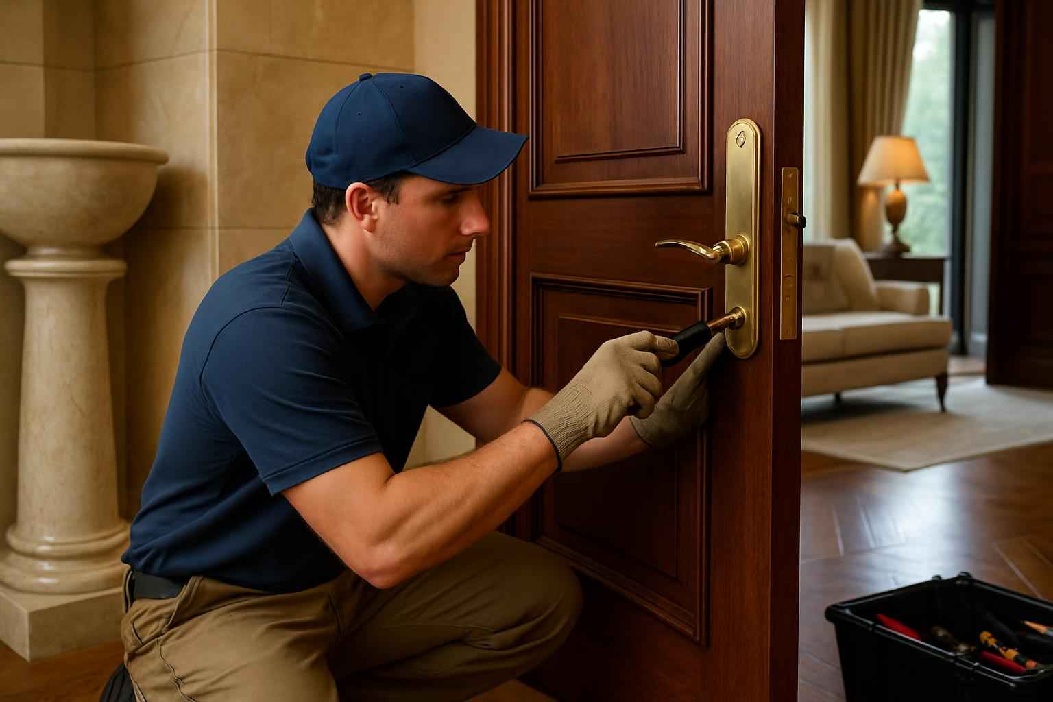 Walk Door Repair Service in Round Mountain TX