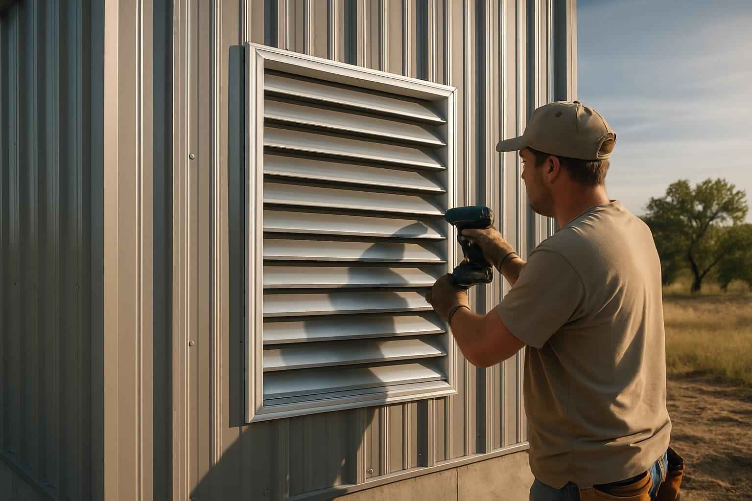 Wall Louver Installer in Round Mountain TX