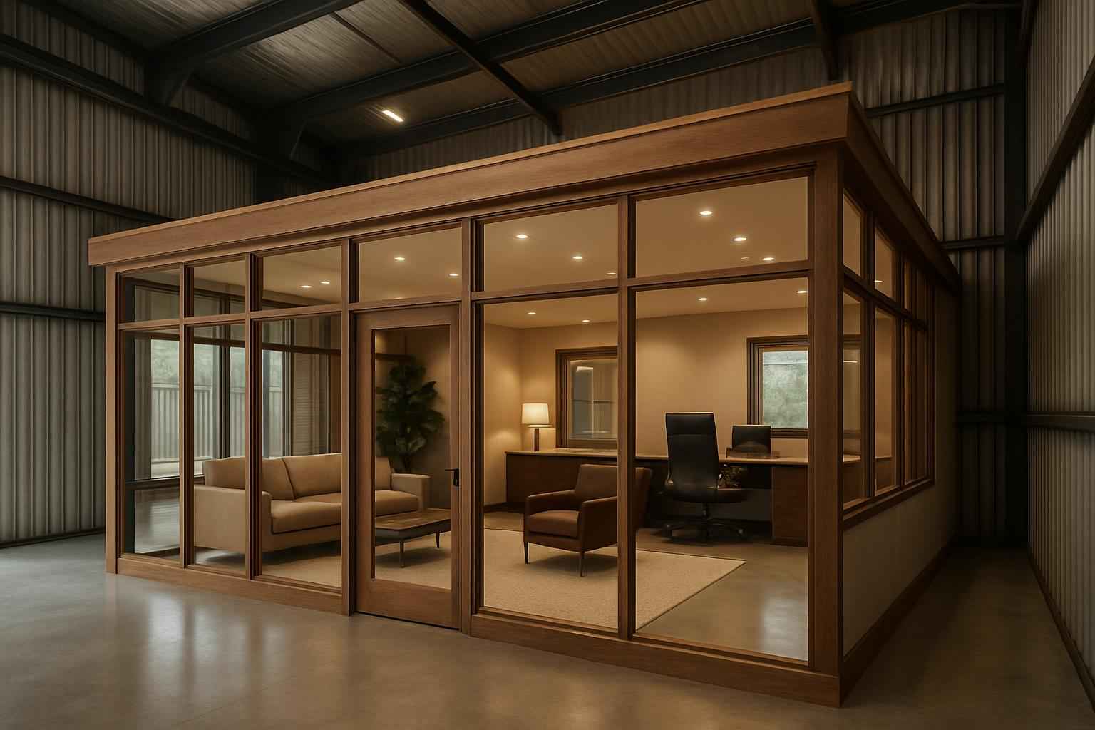 Warehouse Office Build Out in Hunt TX