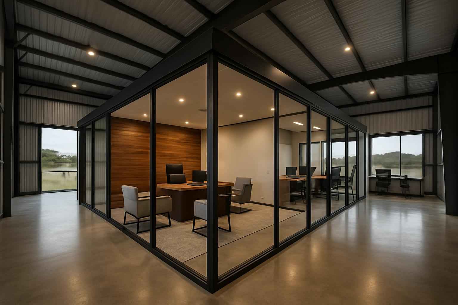 Warehouse Office Build Out in Round Mountain TX