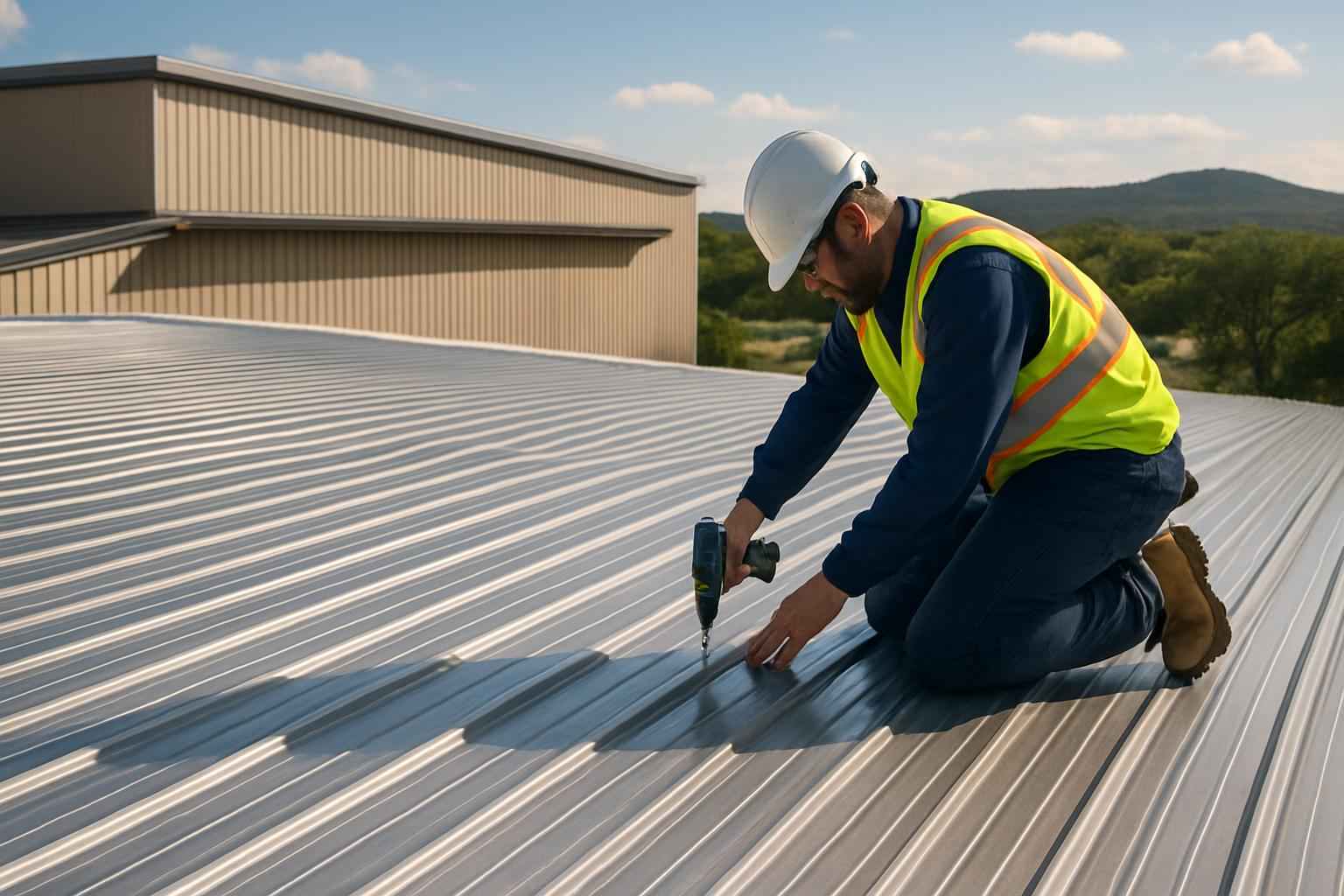 Warehouse Roof System Installer in Round Mountain TX