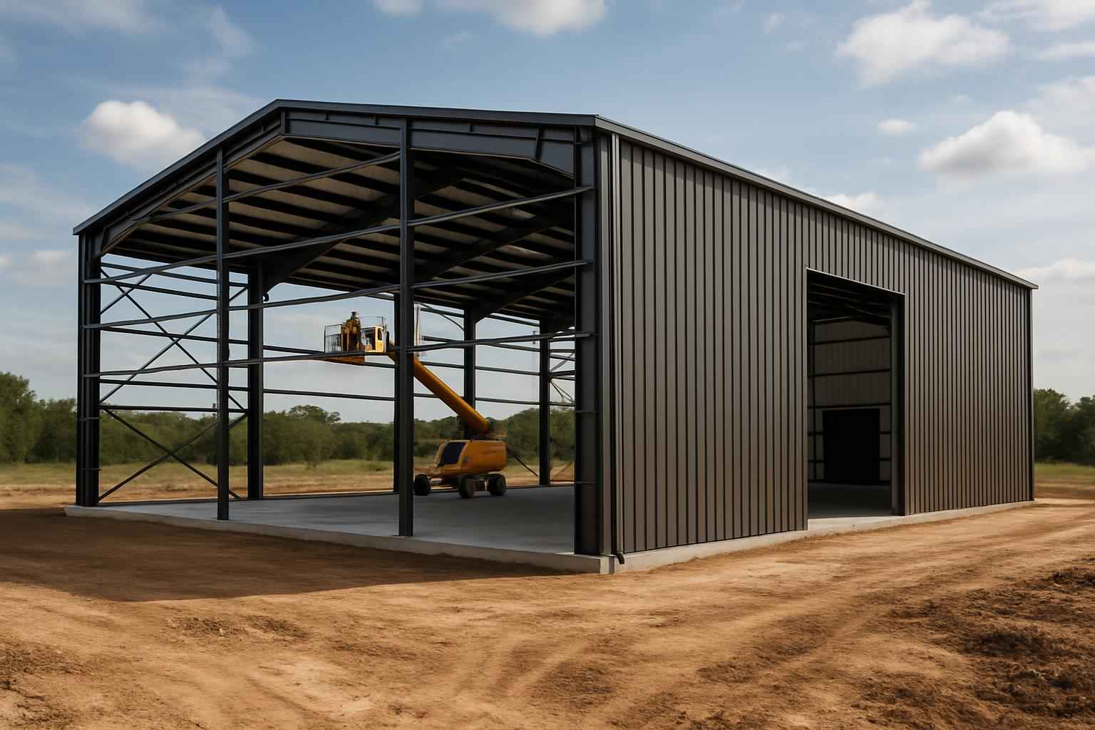Warehouse Shell Construction in Cypress Mill TX