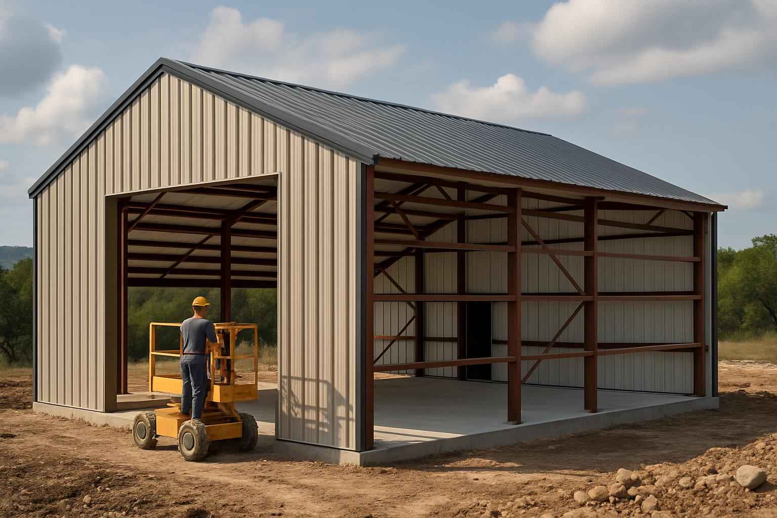 Warehouse Shell Construction in Mountain Home TX