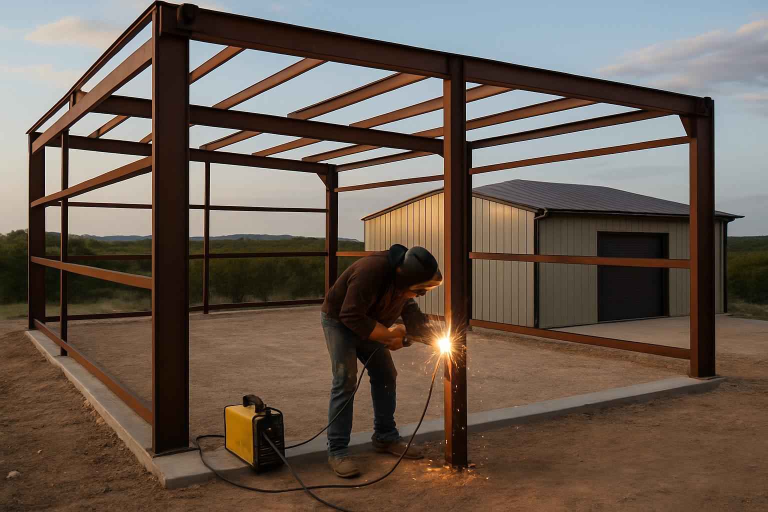 Weld Up Building Erection in Granite Shoals TX