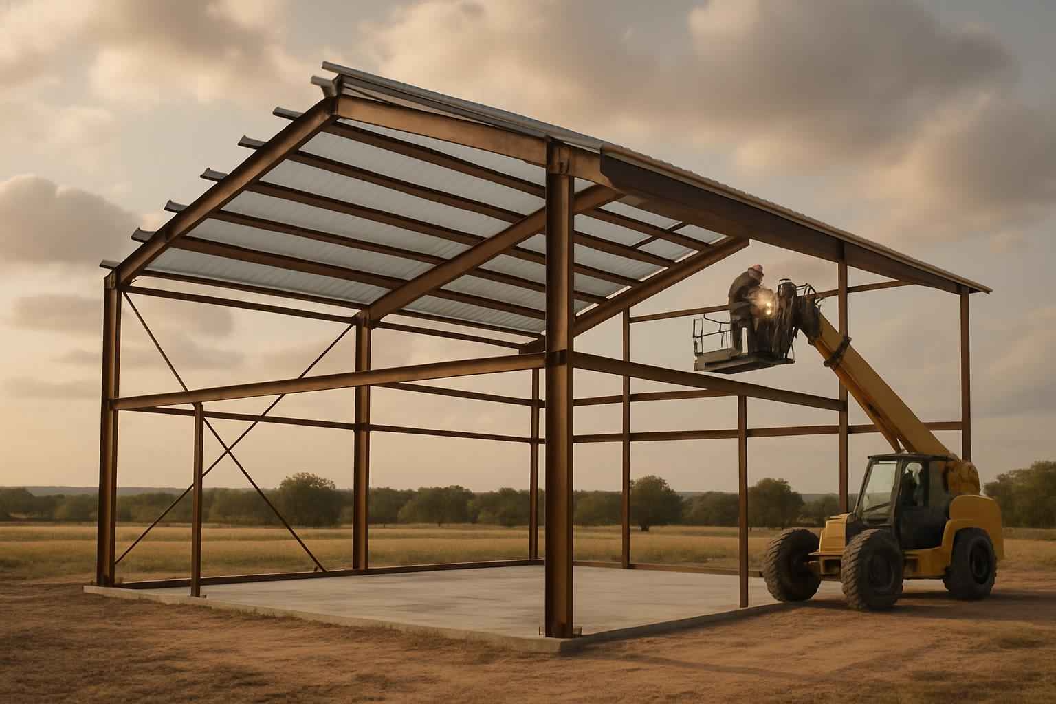 Weld Up Building Erection in Llano TX