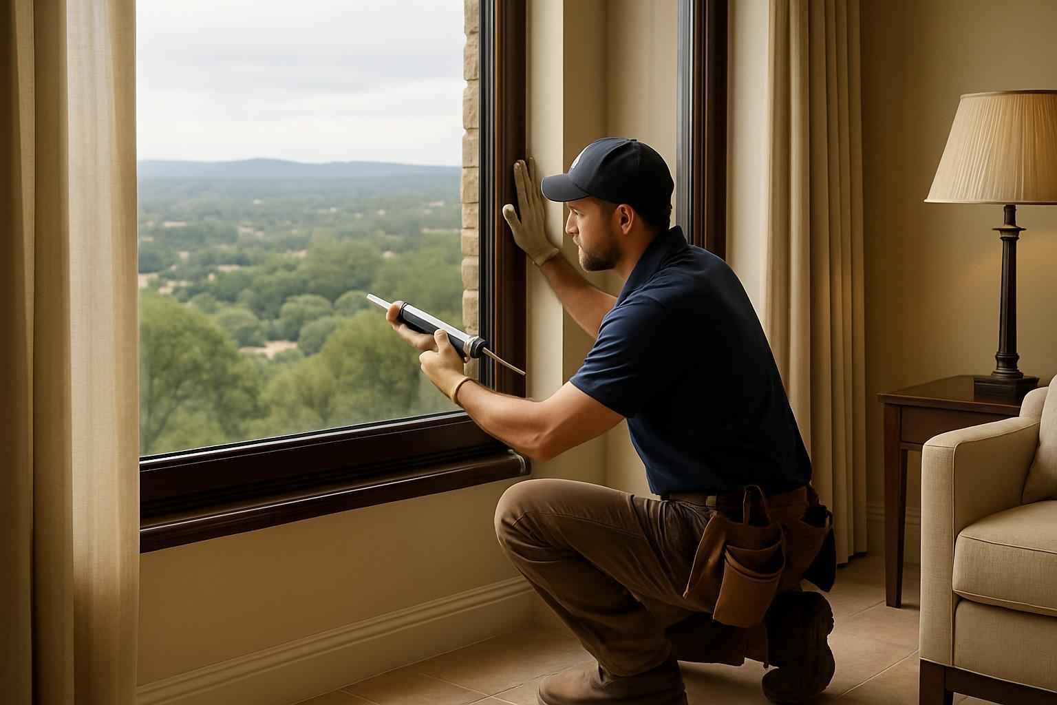 Window Leak Repair Service in Round Mountain TX